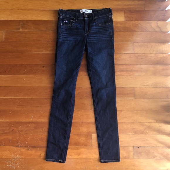 Hollister Denim - LAST CALL 💖 Dark Blue High Rise Jeans || 1